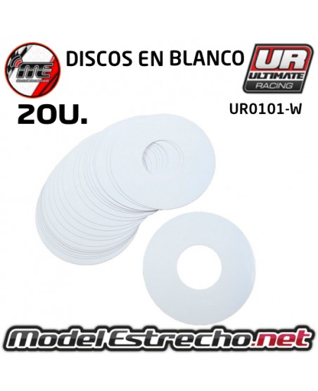 DISCOS BLANCO PARA LLANTAS ( 20U.)