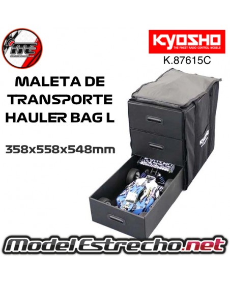 MALETA DE TRANSPORTE KYOSHO HAULER BAG L SIZE 358x558x548mm