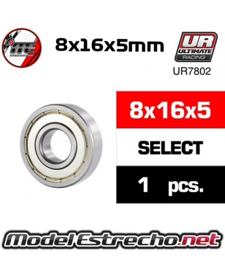 BALL BEARINGS, BLACK RUBBER SEALED (4X10X4MM) (2)