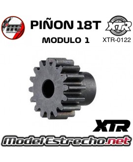 PIÑON 18T MODULO 1 EJE 5mm

Ref: XTR-0122