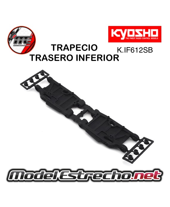 TRAPECIO INFERIOR TRASERO ARM KYOSHO INFERNO MP10 TKI2 S

Ref: K.IF612SB