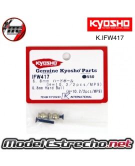 BOLAS 6.8mm (H10.2) DURAS KYOSHO INFERNO MP9 - MP10 ( 2U. )

Ref: K.IFW417
