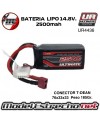 BATERIA ULTIMATE LIPO SOFT CASE 14,8V. 2500MAH 20C T-DEAN