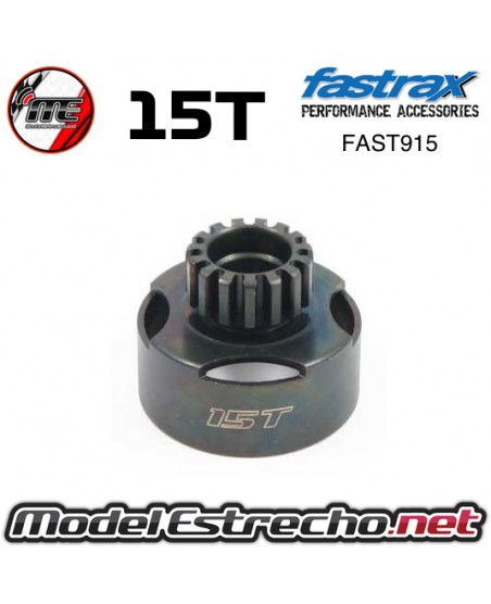 CAMPANA EMBRAGUE FASTRAX 15T VENTILADA

Ref: FAST915