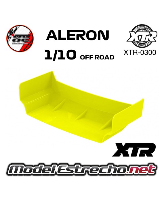 ALERON AMARILLO TRASERO BUGGY 1/10 OFF ROAD

Ref: XTR-0300