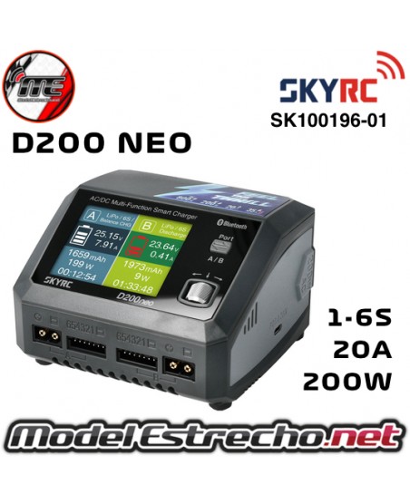 copy of CARGADOR T200 AC/DC DUO LIPO 1-6s 12A 100W