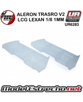 ALERON TRASERO V2 LCG LEXAN 1/8  1mm ( 2U.)

Ref: UR6283