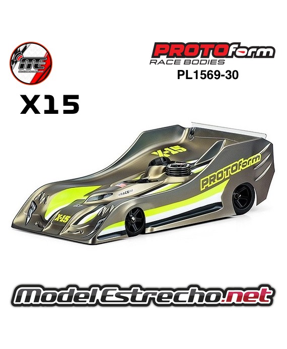 CARROCERIA PROTOFORM X15 BODY FOR 1/8 ON ROAD

Ref: PL1569-30