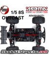 ARRMA OUTCAST 1/5 4X4 8S BLX EXB STUN TRUCK BRUHLESS RTR ARA5810V2T1