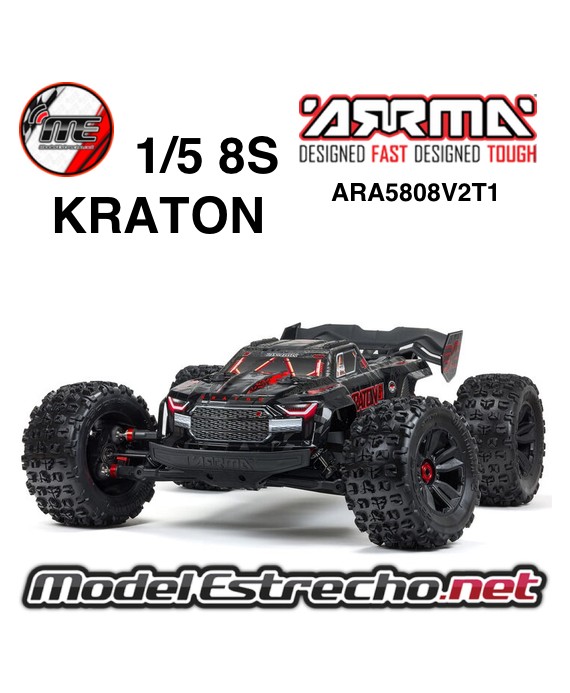 ARRMA KRATON 1/5 4X4 8S BLX EXB MONSTER TRUCK BRUHLESS RTR ARA5808V2T1