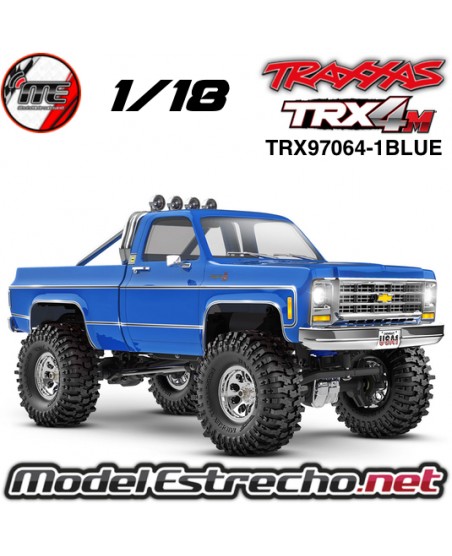 TRAXXAS TRX4M 1/18 CRAWLER 1979 CHEVROLET K10 4WD AZUL TRX97064-1BLUE