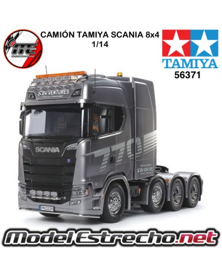 CAMIÓN SCANIA 8x4 DE 4 EJES TAMIYA KIT 1/14 56371