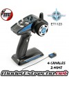 EMISORA ETRONIX PULSE 3X4G 2.4Ghz FHSS WHEEL RADIO SYSTEM