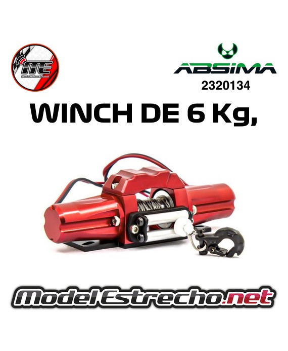 WINCH 6Kg. METAL CON DOBLE MOTOR 1/10 RC 2320134