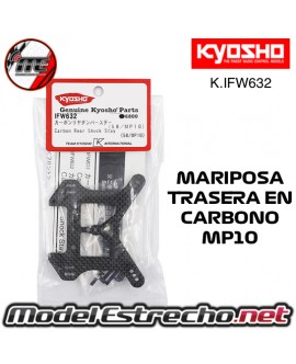 MARIPOSA TRASERA EN CARBONO KYOSHO INFERNO MP10

Ref: IFW632