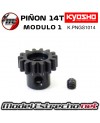 PIÑON 14T MODULO 1 EJE DE 5mm KYOSHO