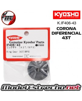 CORONA DIFERENCIAL 43T KYOSHO INFERNO MP9 - MP10

Ref: IF406-43