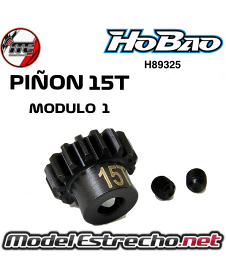 PIÑON 15T MODULO 1 EJE 5mm

Ref: H89325