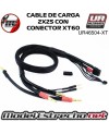 CABLE DE CARGA 2 LIPO 2S-2 BANANA 4mm/5mm