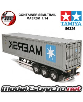 CONTAINER SEMI-TRAIL MAERSK 1:14 RC 40ft TAMIYA

Ref: 56326