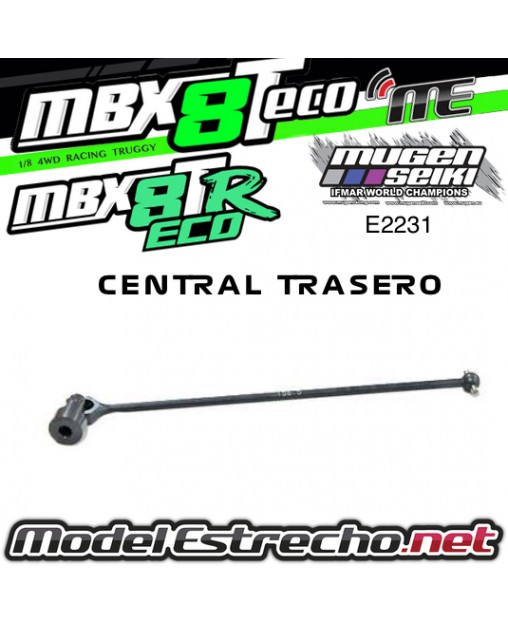 PALIER CENTRAL TRASERO MUGEN MBX8TR TRUGGY

Ref: E2231
