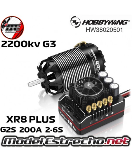 HOBBYWING XERUN XR8 PRO G2 COMBO 4268 2200KV OFF-ROAD