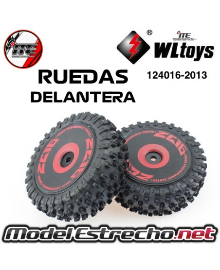RUEDAS DELANTERAS COMPLETAS 124016 (2U.)