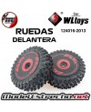 RUEDAS DELANTERAS COMPLETAS 124016 (2U.)