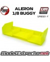 ALERON TRASERO PLASTICO 1/8 BUGGY AMARILLO ULTIMATE