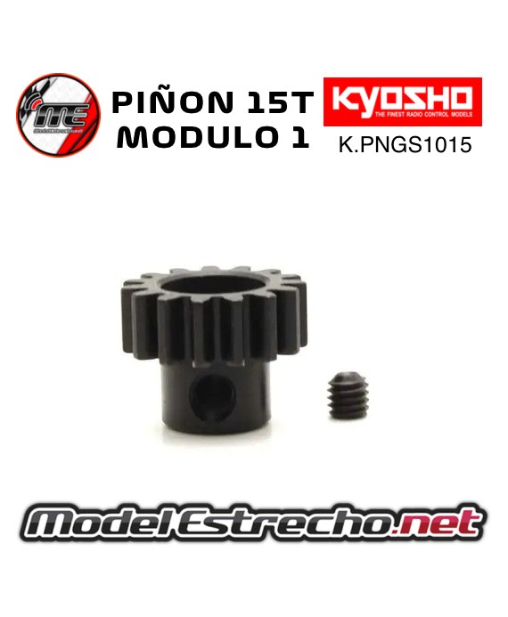 PIÑON 15T MODULO 1 EJE DE 5mm KYOSHO K.PNGS1015