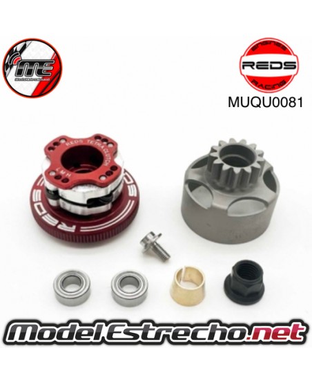 EMBRAGUE REDS RACING QUATTRO V3 AJUSTABLE 4 MAZAS ALUMINIO MAS CAMPANA 13T, TORNILLO DE TITANIO Y RODAMIENTOS

Ref: MUQU0081