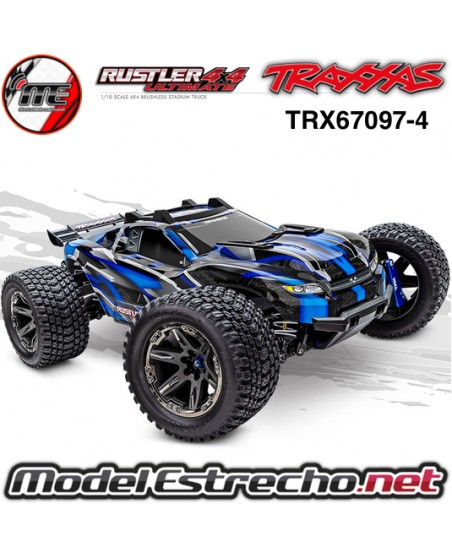 TRAXXAS RUSTLER 4x4 ULTIMATE AZUL  TRX67097-4BLUE