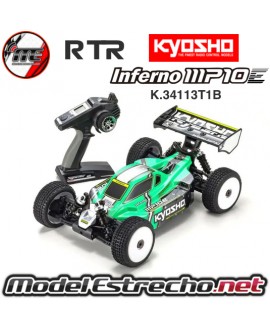 KYOSHO INFERNO MP10e 1/8 RC BRUSHLESS EP READYSET RTR T1 GREEN K.34113T1B