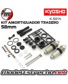 KIT AMORTIGUADOR TRASERO HD COATTING 58mm KYOSHO INFERNO MP10 K.IS215