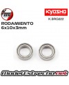 RODAMIENTOS 6x10x3 KYOSHO (2U.) K.BRG022