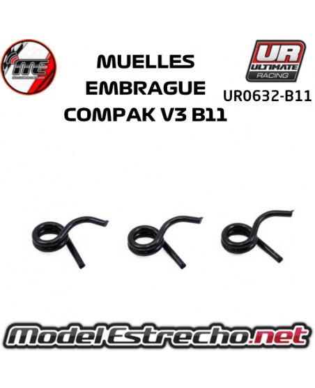 MUELLES EMBRAGUE COMPAK V3 B11 (3U.) UR0632-B11