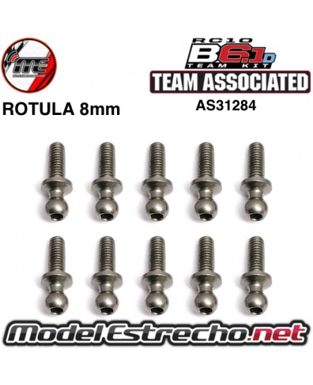 BOLA ROTULA , 8mm ASSOCIATED AS31284