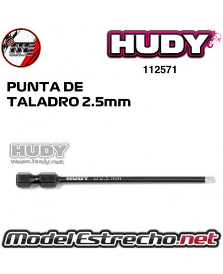 PUNTA ALLEN PARA TALADRO 2.5x 90mm HUDY