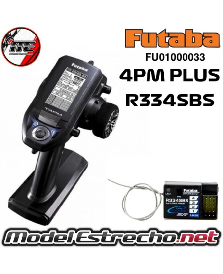 EMISORA FUTABA 4PM PLUS R334SB 2.4GHz FU01000033