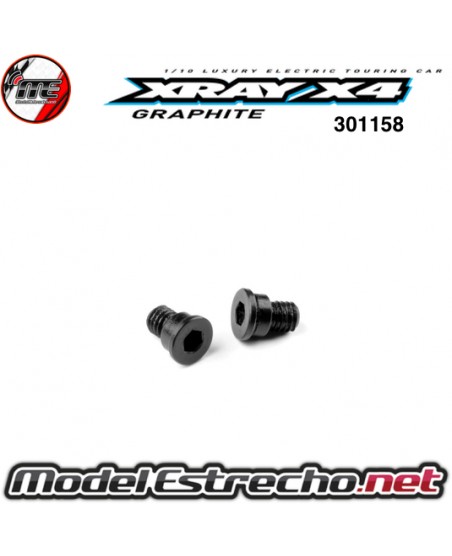 XRAY X4 TOP DECK HEX SCREW M3x5.5 301158