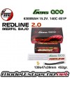 GENS ACE REDLINE SERIES 6300MAH 15.2v. 140C HV 4S1P HARDCASE