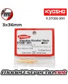 TIRANTES REGULABLES KYOSHO 3x38mm DUROS ( 2U. ) K.97008-36H