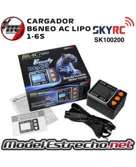 copy of CARGADOR SKYRC BALANCEADOR Q200 NEO LIPO 1-6S 10A 200W AC 4 SALIDAS