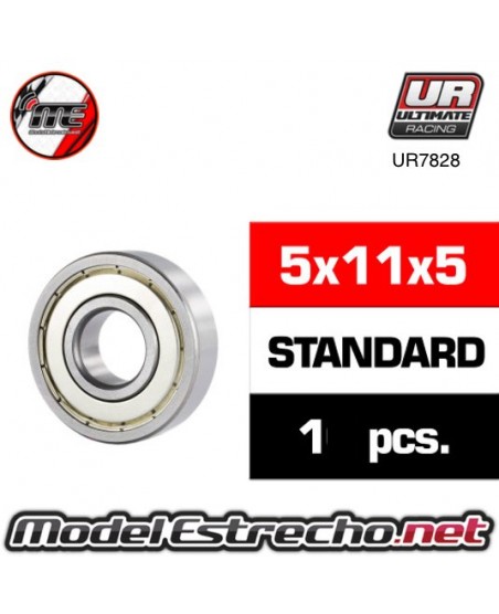 RODAMIENTO  5x11x5 HS TAPAS METALICAS (1U.)

Ref: UR7828