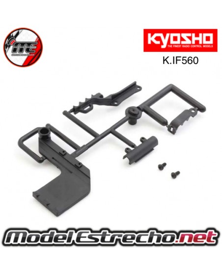 ESPACIADOR DE MOTOR Y SOPORTE DE CABLES KYOSHO INFERNO MP10E TKI2 IF560