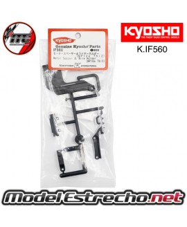 ESPACIADOR DE MOTOR Y SOPORTE DE CABLES KYOSHO INFERNO MP10E TKI2 IF560