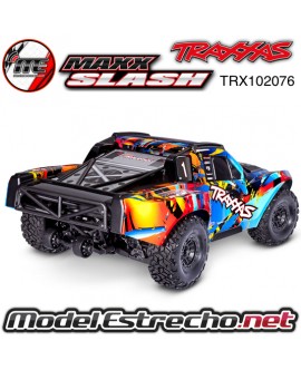 TRAXXAS MAXX SLASH 6S SHORT COURSE TRUCK ROCK & ROLL TRX102076-4RNR