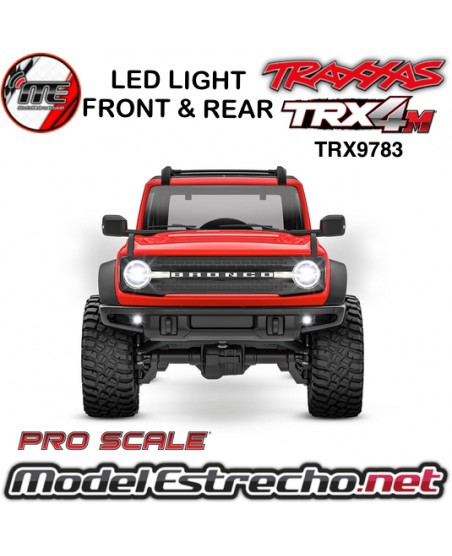 SET LUCES LED DELANTERO TRASERO BRONCO TRAXXAS 1/18 
Ref: TRX9783
