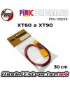 CABLE DE CARGA XT60 a XT90 30cm PINK PERFORMANCE PP0-1002X9