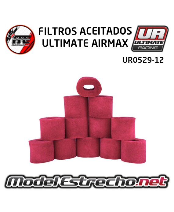 ESPUMAS FILTRO ACEITADOS ULTIMATE AIRMAX (12U.) UR0529-12